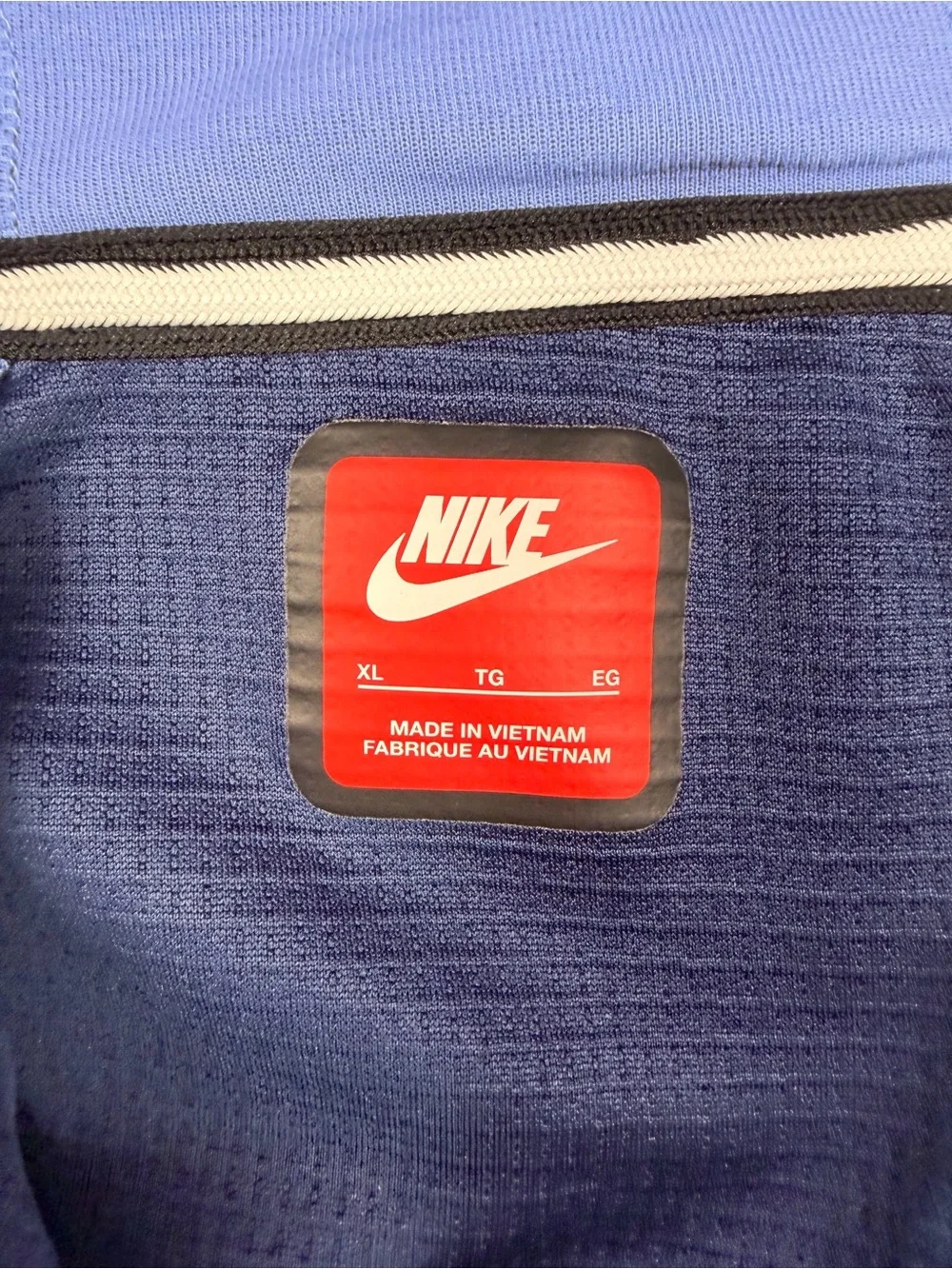 Nike Sportswear Tech Fleece Waffle Knit Hoodie Jogger Set Youth XL Blue
